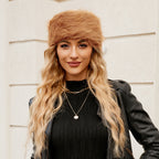 Cozy Fleece Hat with Modern Design