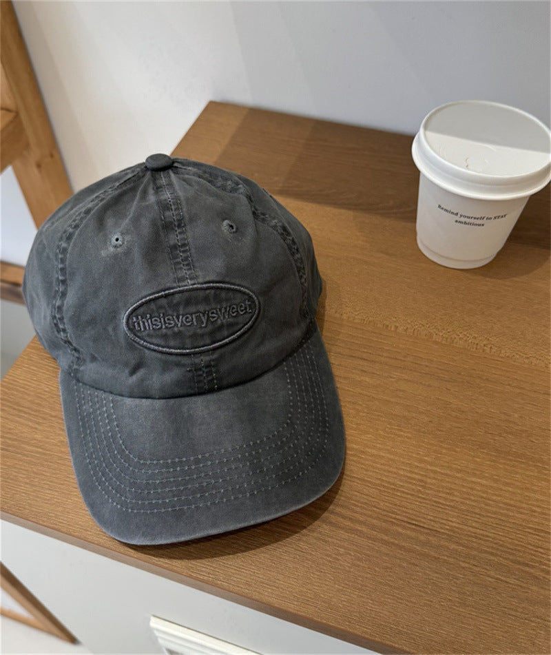 Men's Casual Distressed Cotton Baseball Cap