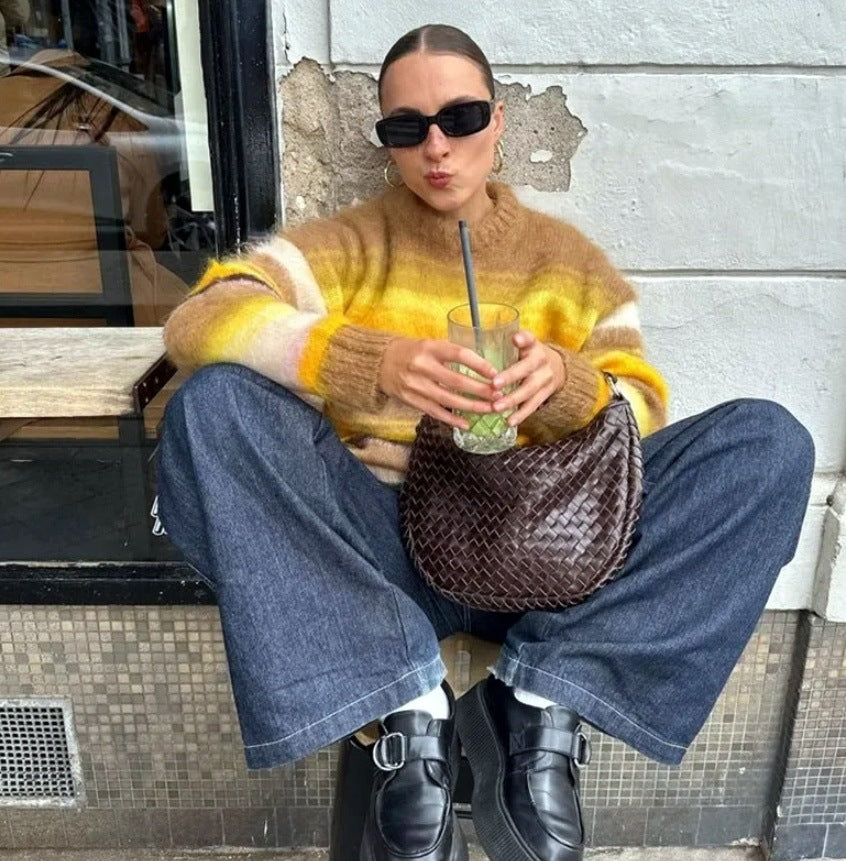 Women's Oversized Chunky Knit Sweater