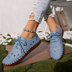 Women's Breathable Sneakers with Perforated Design