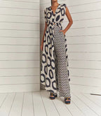Women's Jumpsuit with Fashionable Print