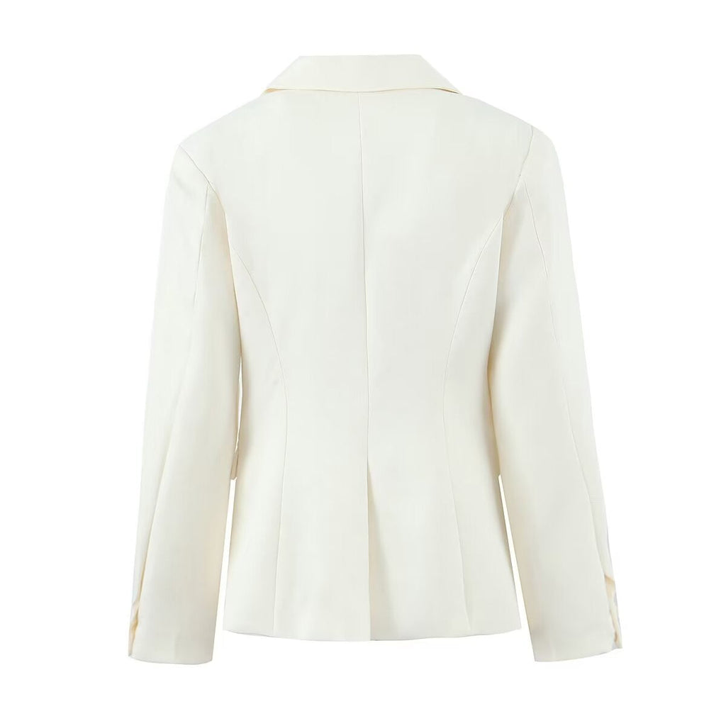 Women's Elegant Blazer with Practical Pockets