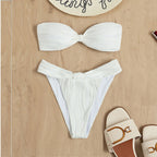 Women's Bandeau Bikini with Decorative Wrap Detail