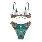 Women's Bikini Set with Exquisite Pattern