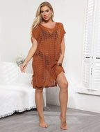 Women's Elegant Crochet Beach Cover-Up