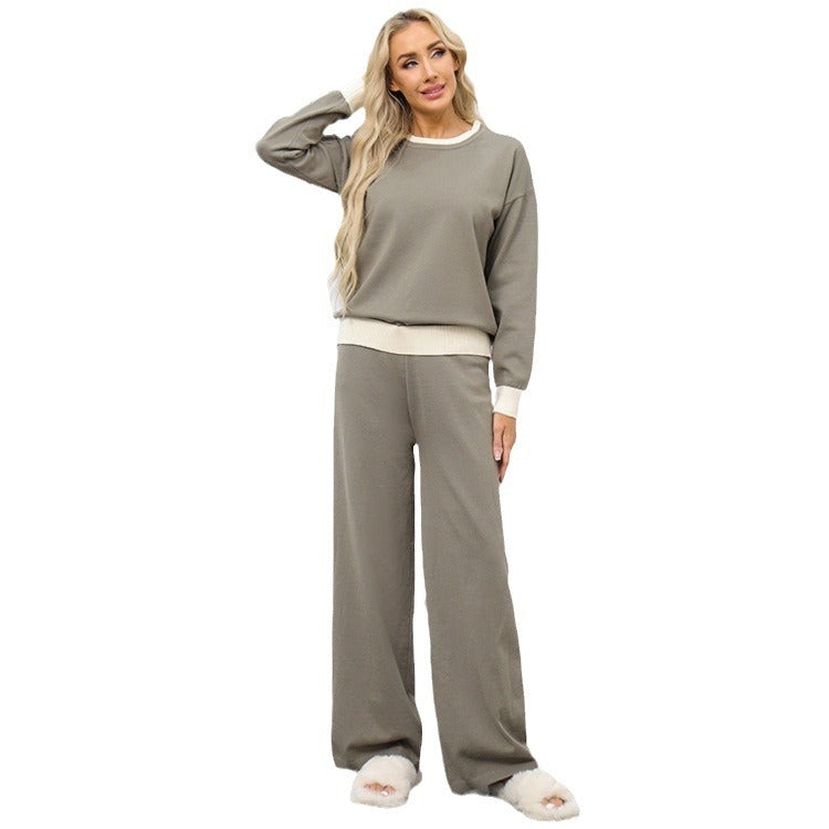 Women's Wide-Leg Loungewear Set