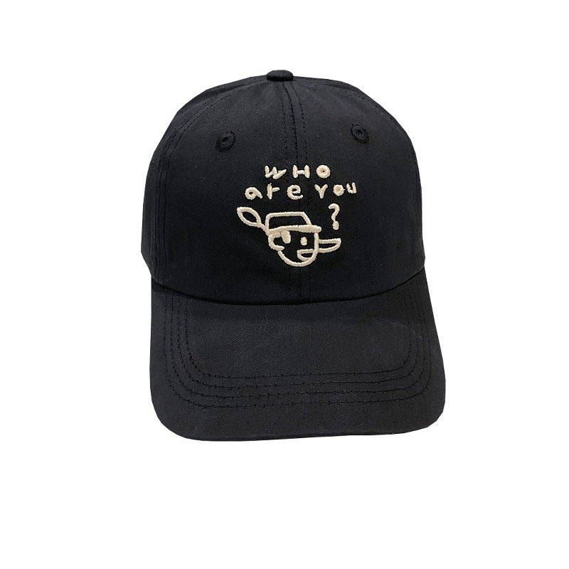 Men's Embroidered Character Casual Cap