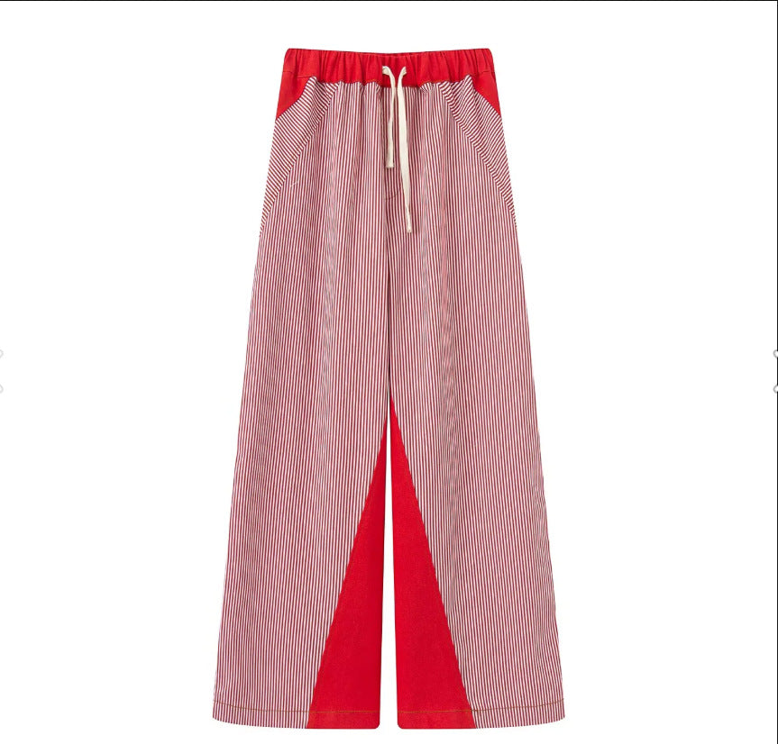 Women's Elegant and Casual Striped Palazzo Pants