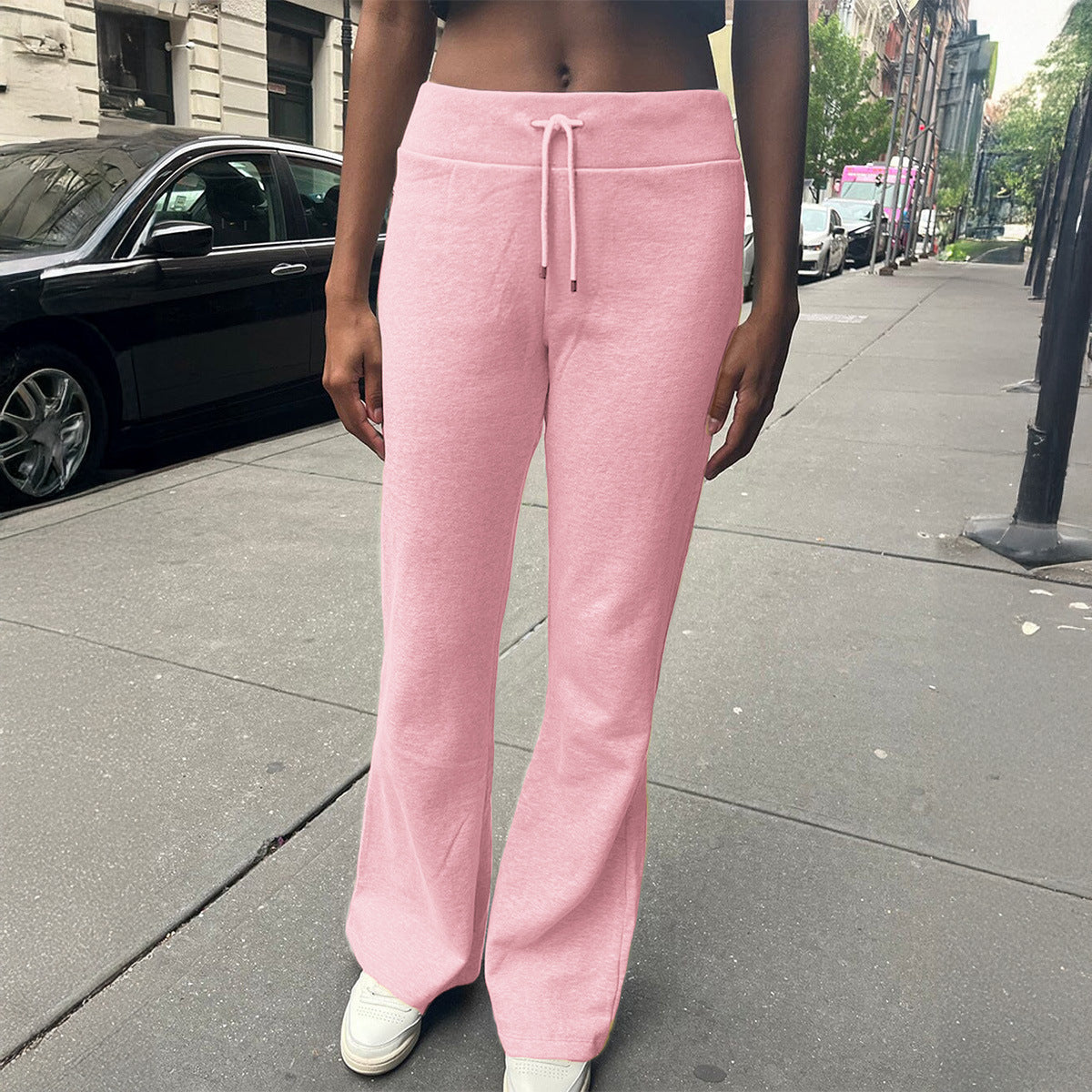 Women's Comfortable Casual Joggers with Tapered Fit and Elastic Waist