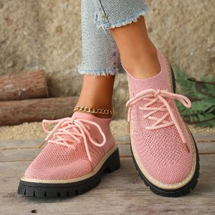 Women's Breathable and Comfortable Sneakers with Statement Sole