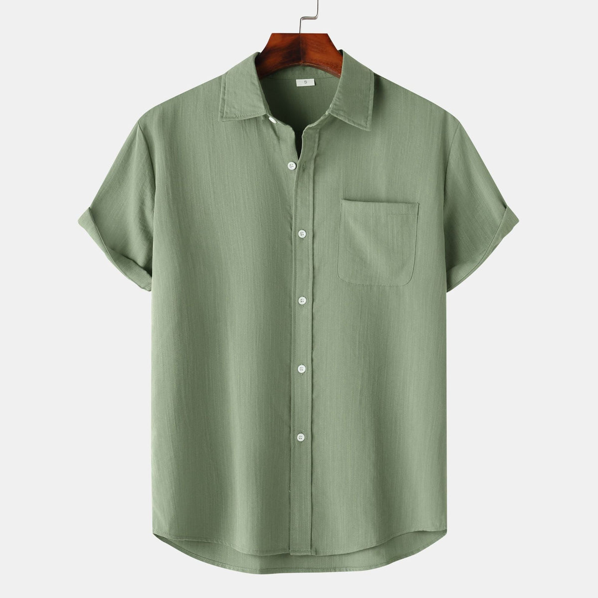 Women's Short-Sleeve Shirt with Comfortable Fit and Practical Chest Pocket