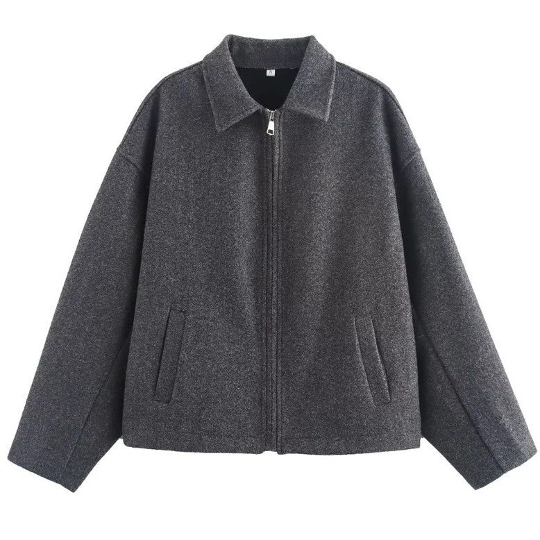 Women's Elegant Soft Material Oversized Short Jacket