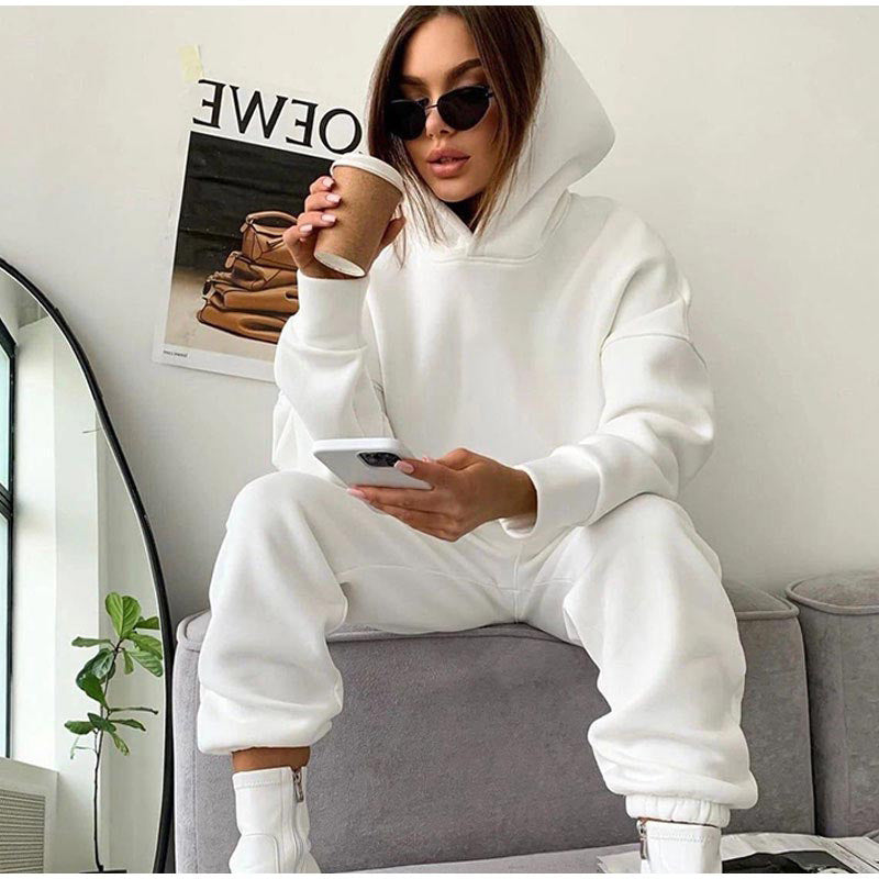 Women's Cozy Sweatshirt and Pants Set