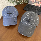 Men's Distressed Casual Baseball Cap