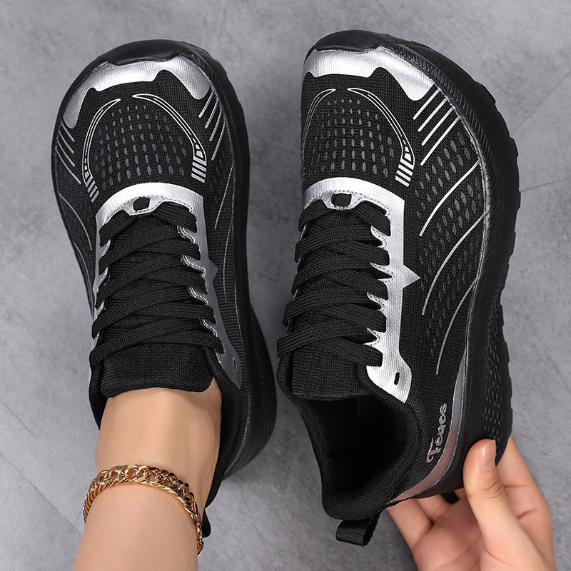 Women's Breathable Sports Sneakers with Cushioned Footbed and Non-Slip Sole