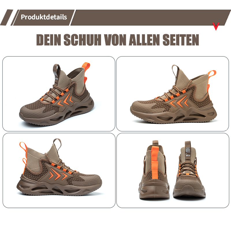 Breathable Woven Anti-Smashing Safety Shoes