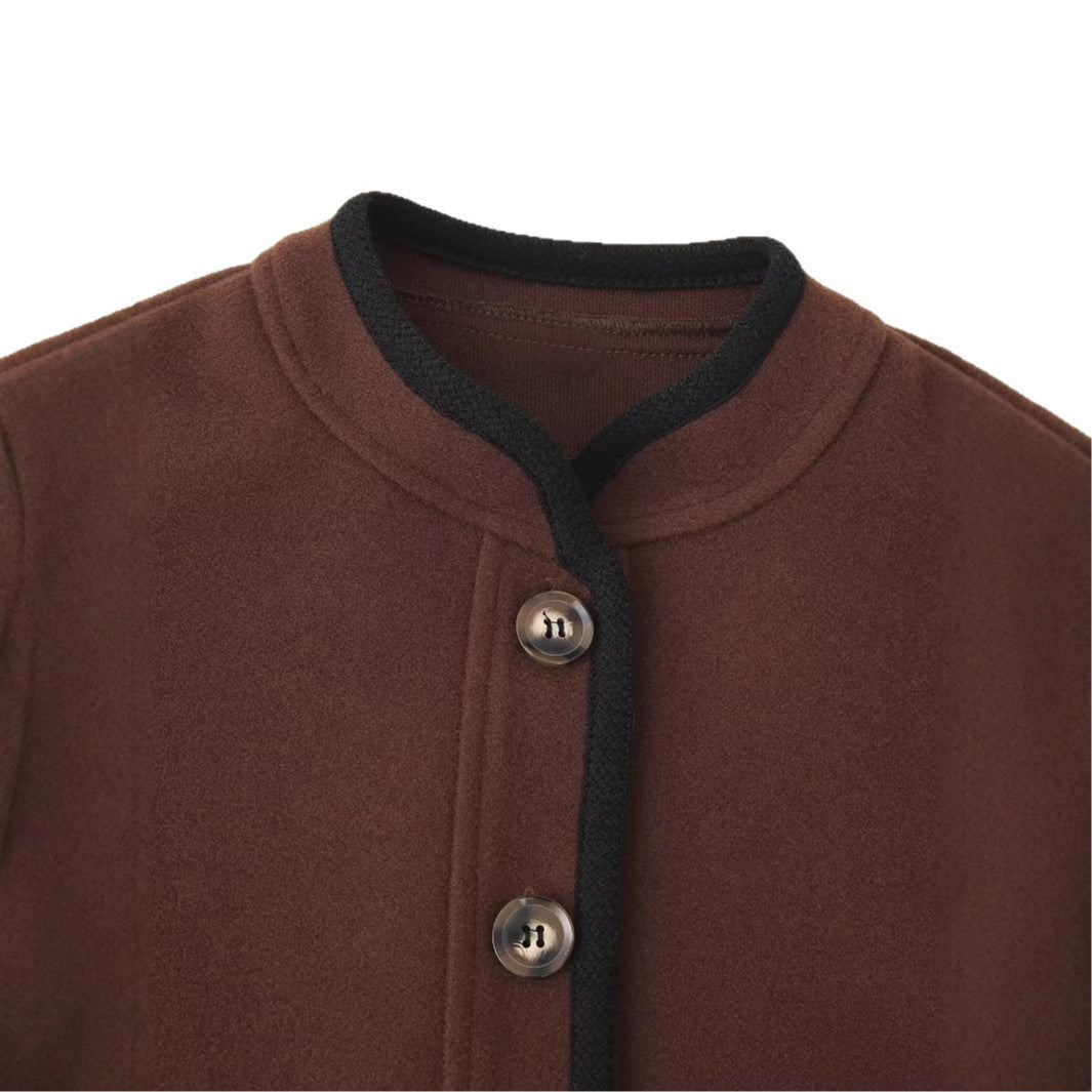Women's Elegant Blazer Jacket Made of High-Quality Material with Button Closure