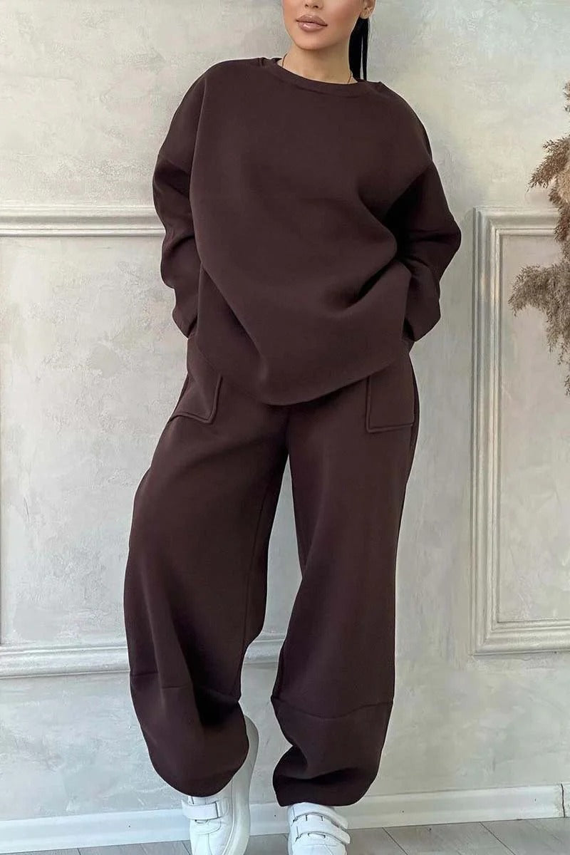 Women's Cozy Oversized Sweat Set