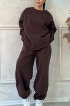 Women's Cozy Oversized Sweat Set