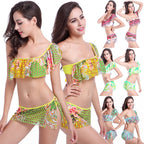 Women's Swim Set with Voluminous Ruffles