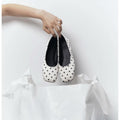 Women's Ballet Flats with Elegant Dot Pattern and Comfortable Lining