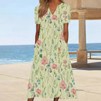 Women's Floral Summer Dress with Pockets