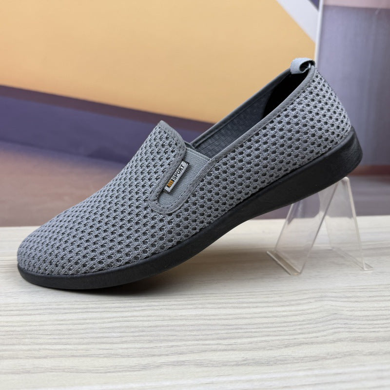 Women's Breathable Slip-On Sneakers with Flexible Mesh Upper