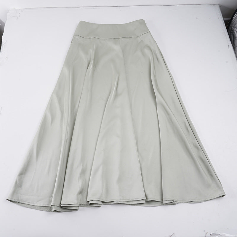 Women's Flowy Maxi Skirt with Elastic Waistband