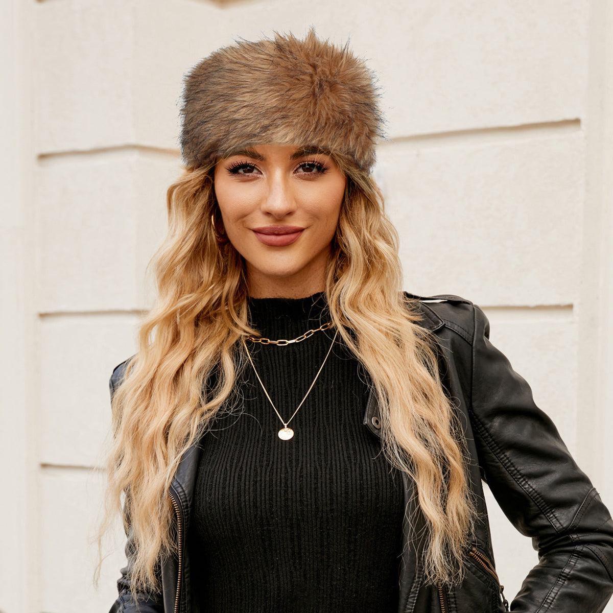 Cozy Fleece Hat with Modern Design