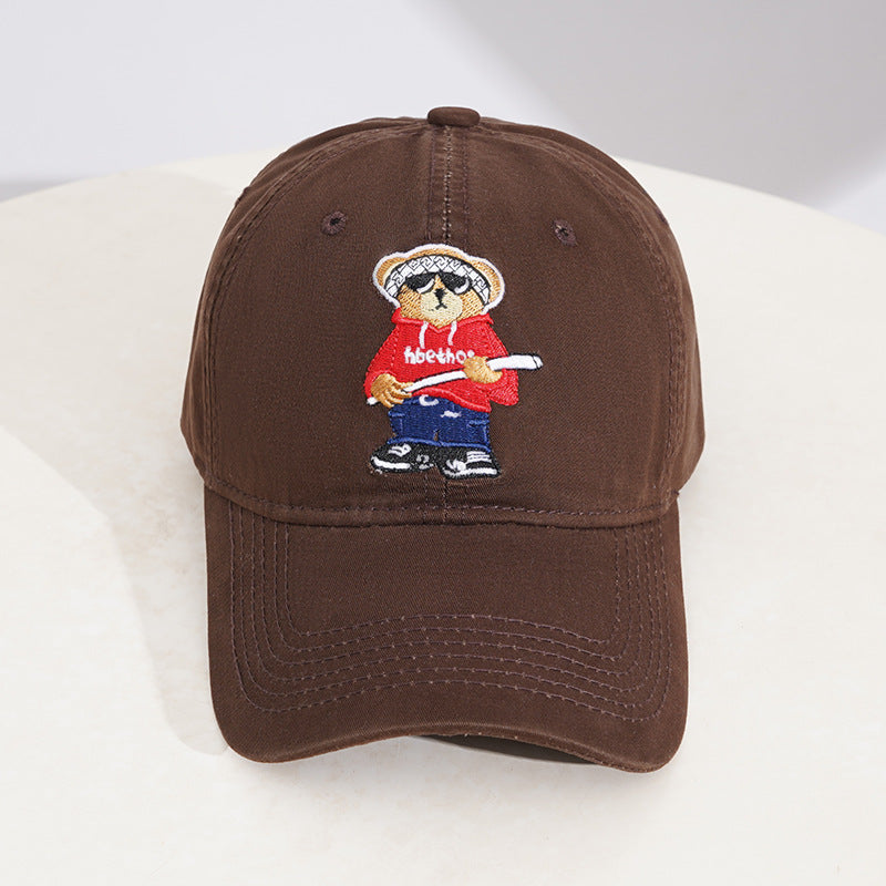 Men's Embroidered Cartoon Character Baseball Cap