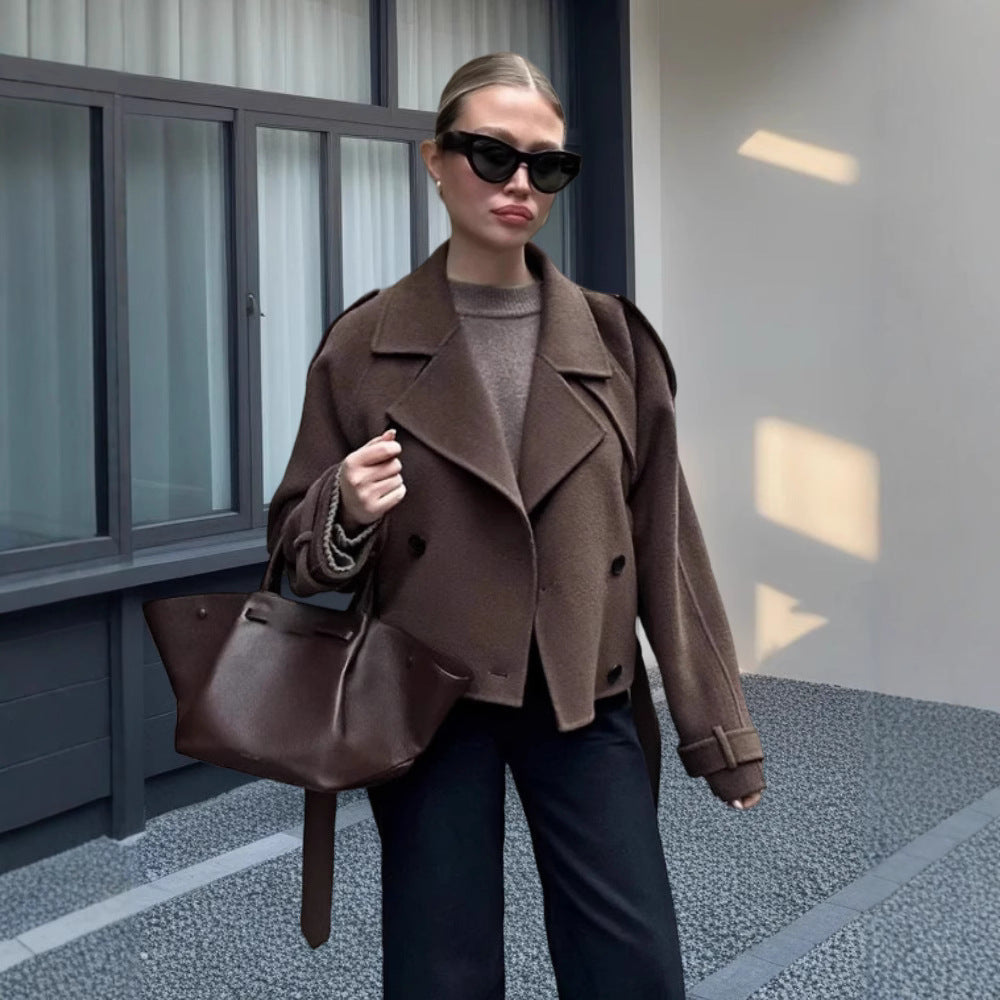 Women's Elegant and Casual Wool Jacket