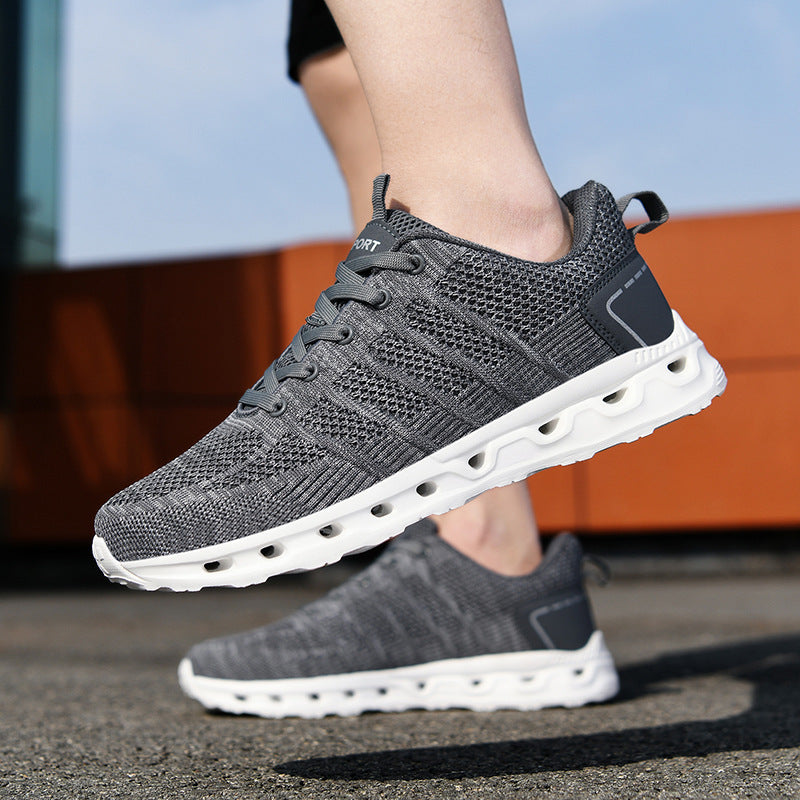 Women's Breathable Sport Sneakers with Flexible Sole Profile and Innovative Cushioning System