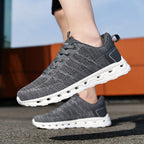 Women's Breathable Sport Sneakers with Flexible Sole Profile and Innovative Cushioning System