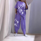 Women's Casual Oversized Sweater and Jogger Set