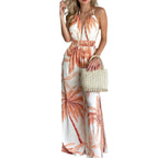Elegant Jumpsuit with Spaghetti Straps and High Side Slits
