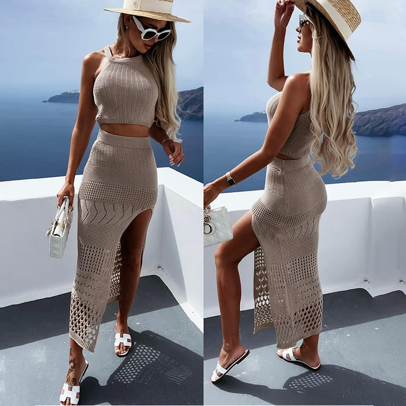 Women's Airy Knitted Two-Piece Set