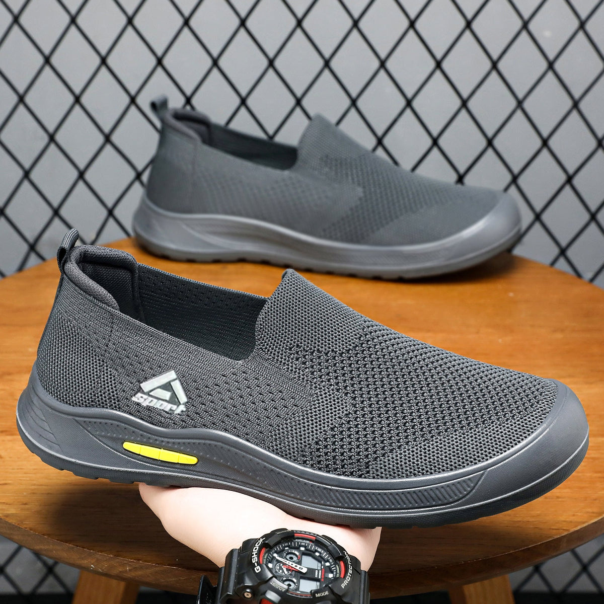 Women's Breathable Slip-On Athletic Shoes with Non-Slip Sole