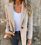 Elegant Textured Soft Blazer