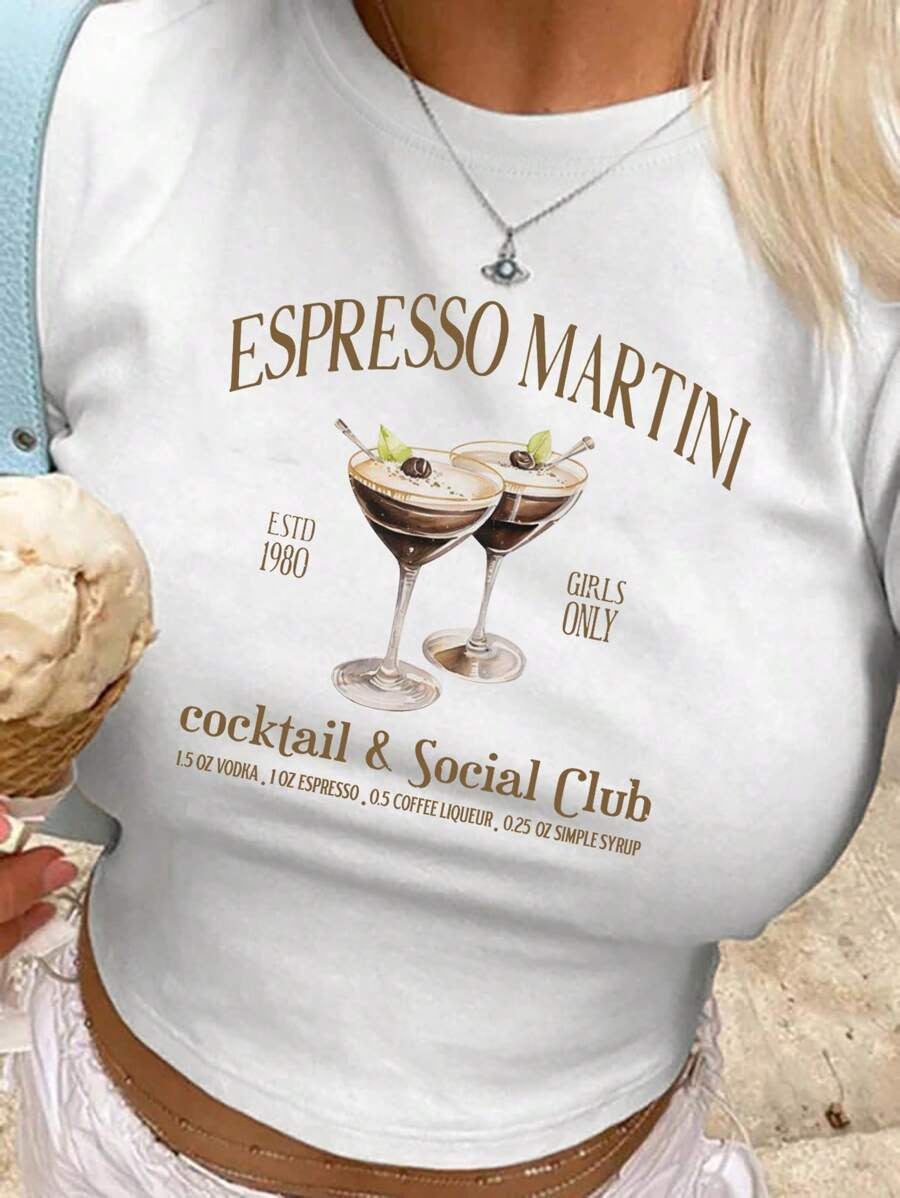 Women's Crop T-Shirt with Creative Bow Details