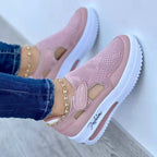 Women's Breathable Sneakers with Elastic Removable Insole