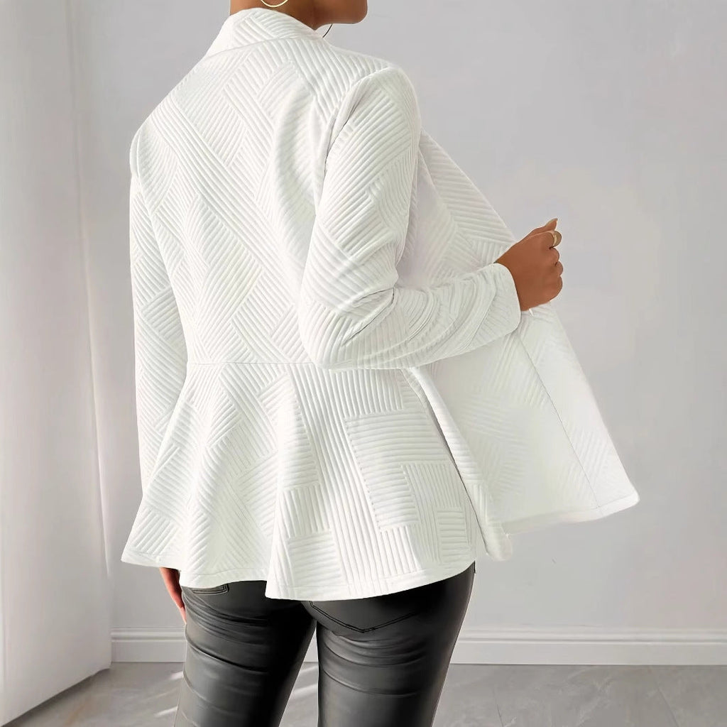 Women's Elegant Textured Blazer