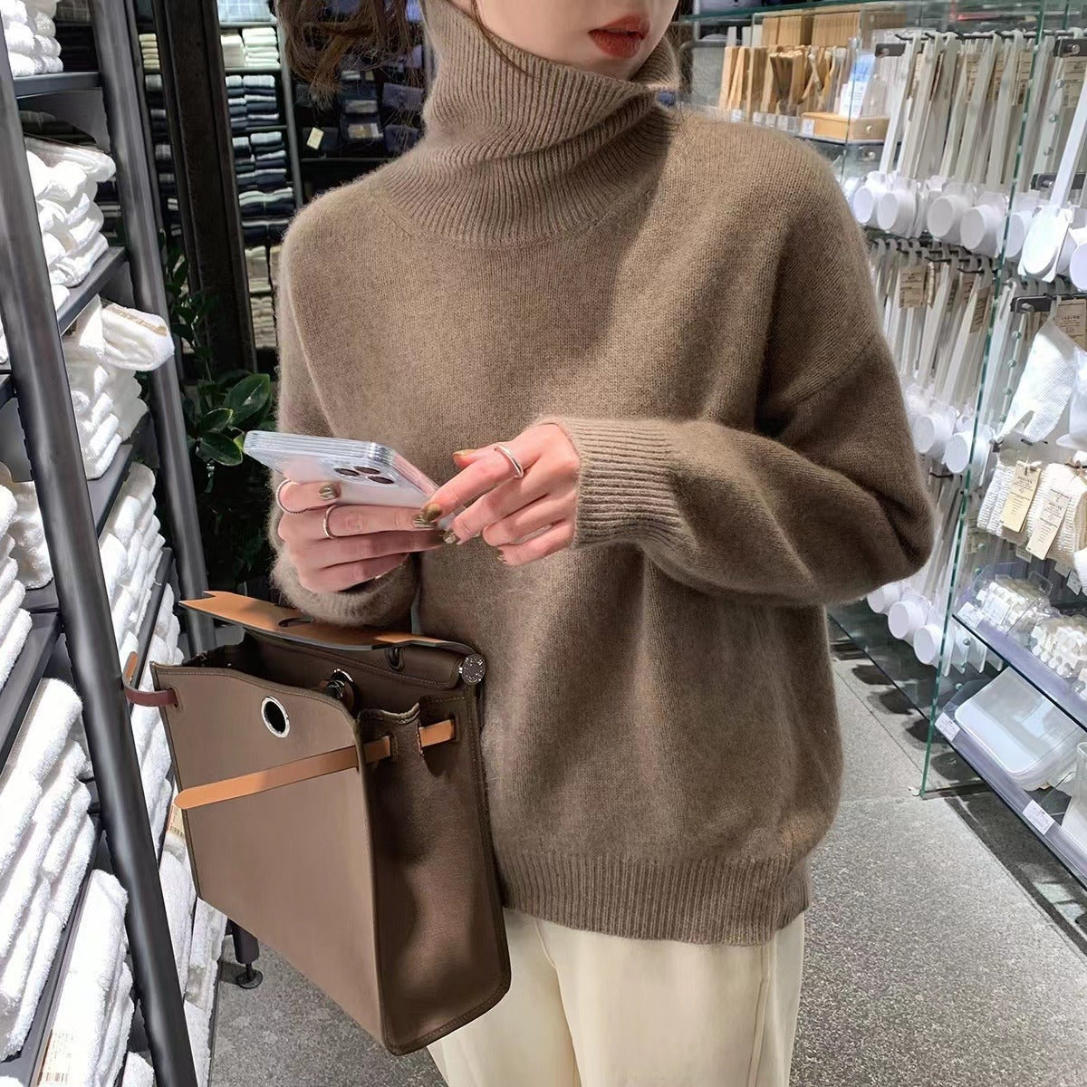 Women's Casual Turtleneck Sweater