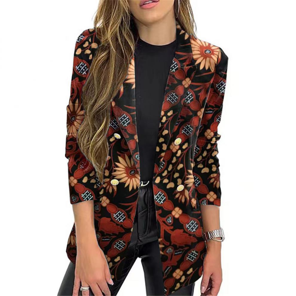 Elegant Floral Blazer