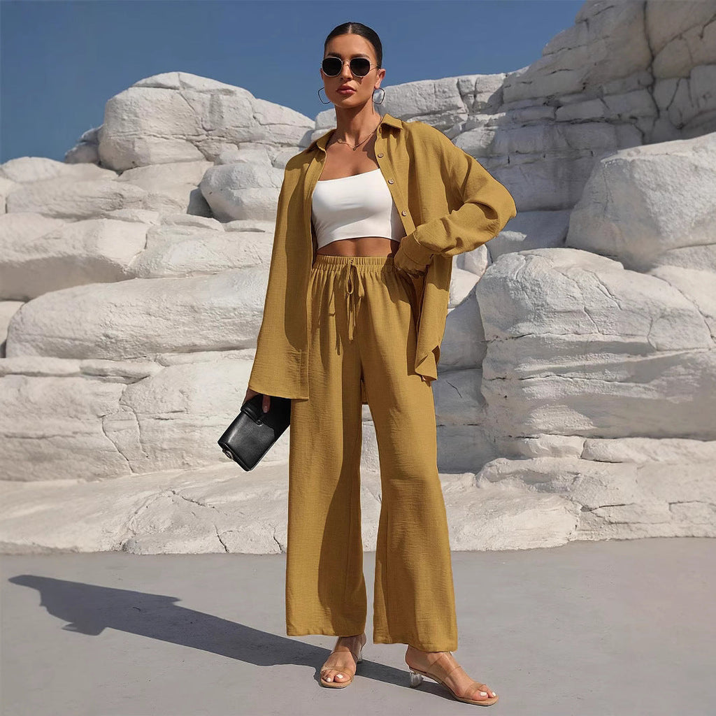 Women's Elegant and Casual Loose-Fit Loungewear Set