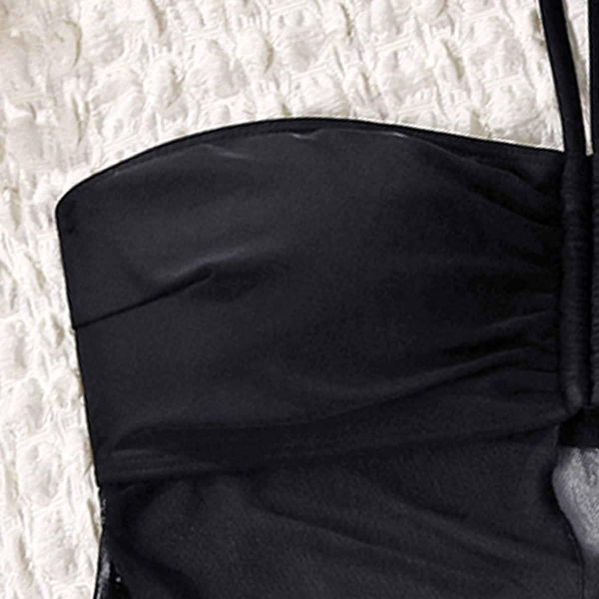 Women's Swimwear with Flowing Skirt and Lined Top