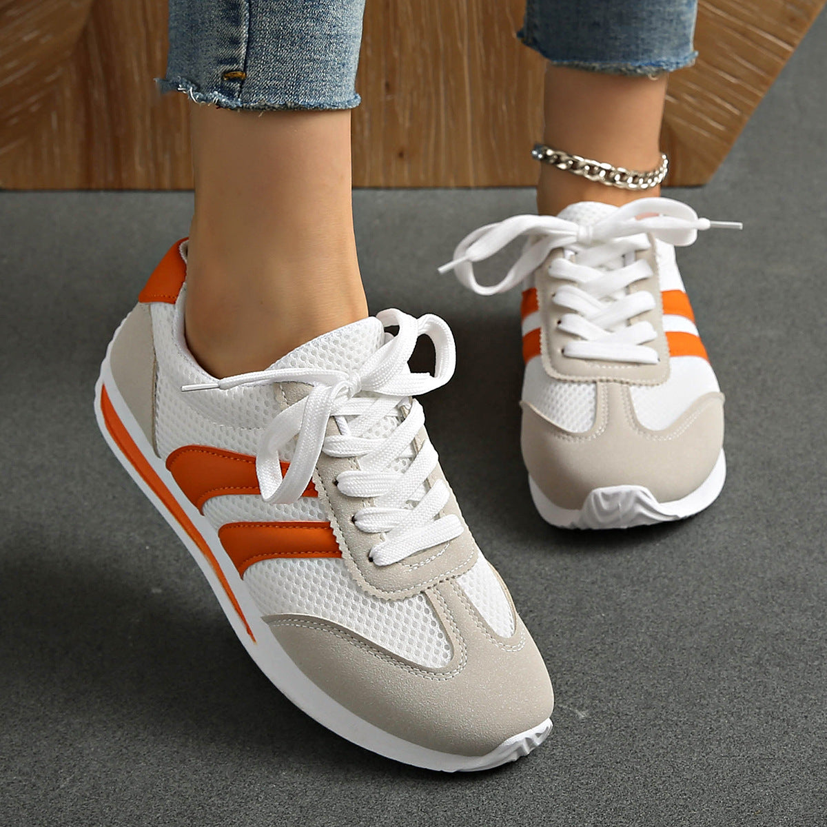 Breathable Women's Casual Sneakers with Innovative Sole