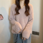 Women's Fluffy Loose-Fit Sweater