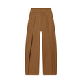 Women's Elegant Wide-Leg Trousers with Fine Pleats