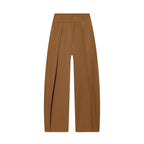 Women's Elegant Wide-Leg Trousers with Fine Pleats