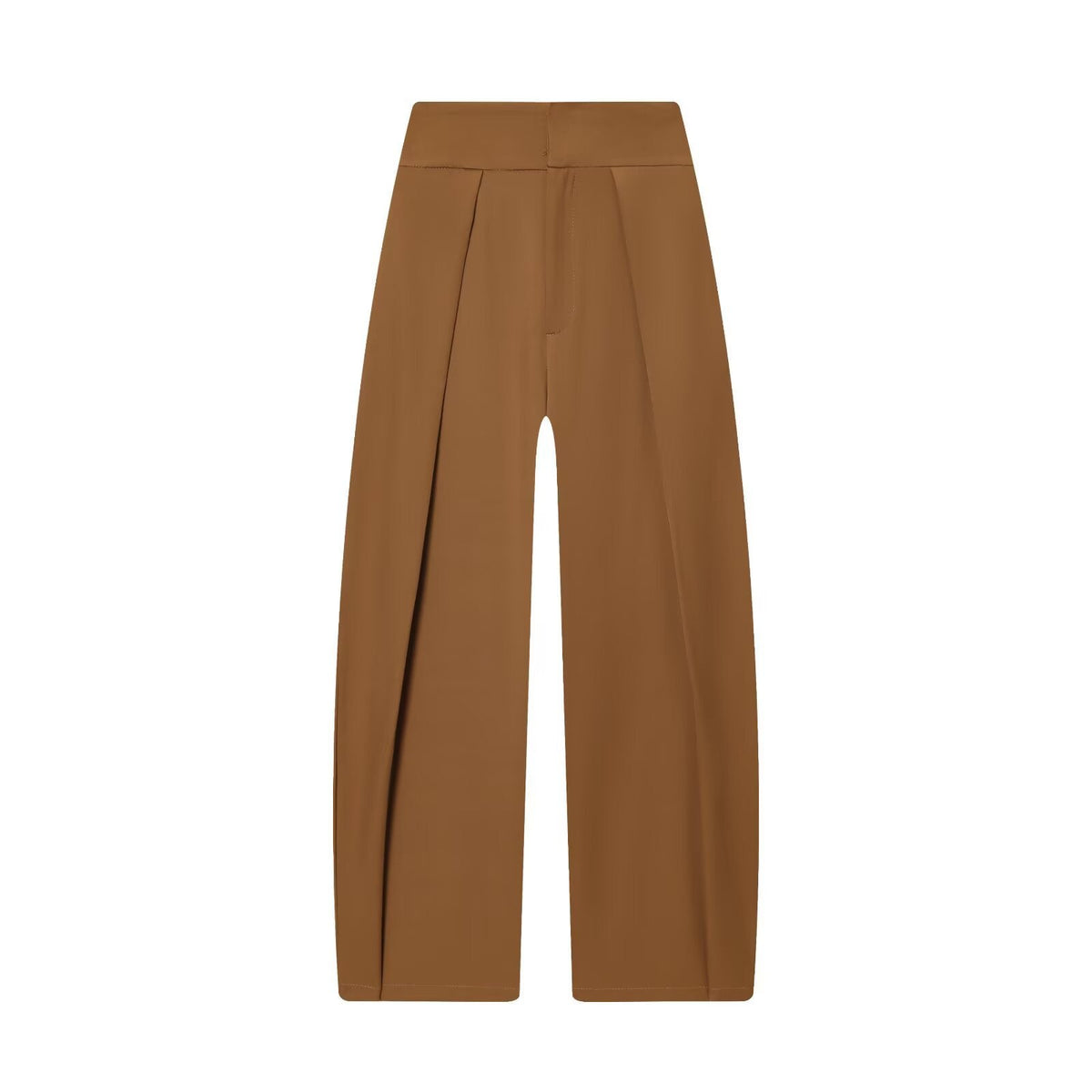 Women's Elegant Wide-Leg Trousers with Fine Pleats